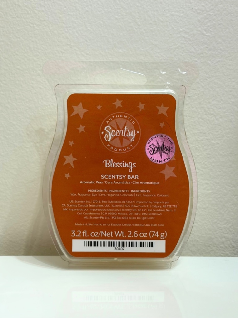 Scentsy Blessings Wax Bar